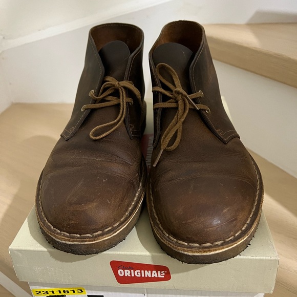 Clarks desert boots beeswax us 8 - Picture 2 of 4